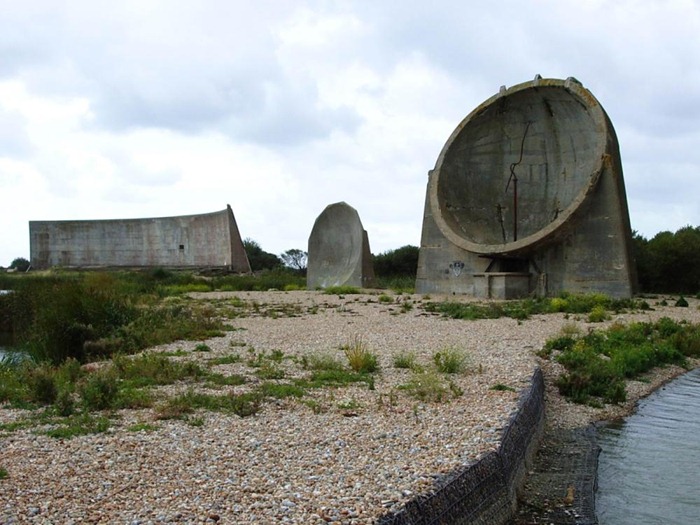 The Wartime Sound Mirrors at Denge | Amusing Planet